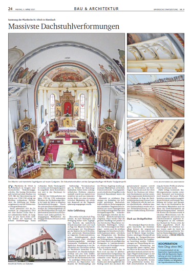 05/03/2021 / Sanierung Pfarrkirche St Ulrich Ebersbach / Juergen Sperlich, Christian Eger