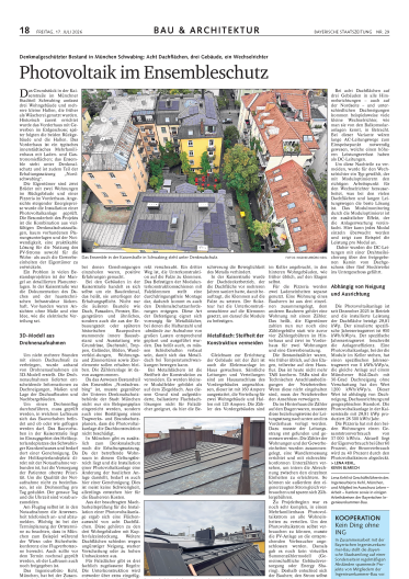 24/07/2026 / Photovoltaikanlage im Ensembleschutz - Acht Dachflächen, drei Gebäude, ein Wechselrichter / Lena Kehl 