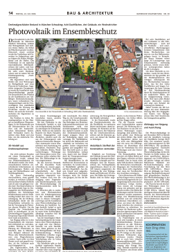 24/07/2026 / Photovoltaikanlage im Ensembleschutz - Acht Dachflächen, drei Gebäude, ein Wechselrichter / Lena Kehl 