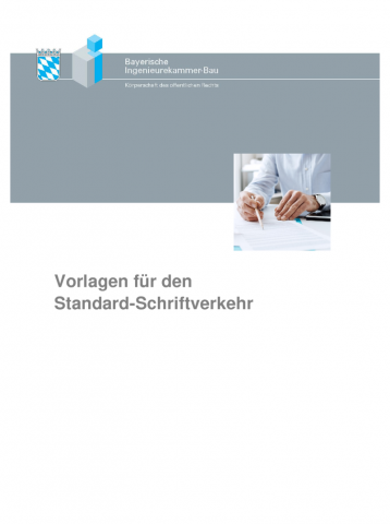 Vorlagen Fur Den Standard Schriftverkehr In Ingenieurburos