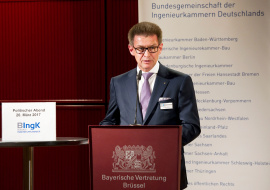 Dr.-Ing. Werner Weigl, 2. Vizepräsident der Bayerischen Ingenieurekammer-Bau