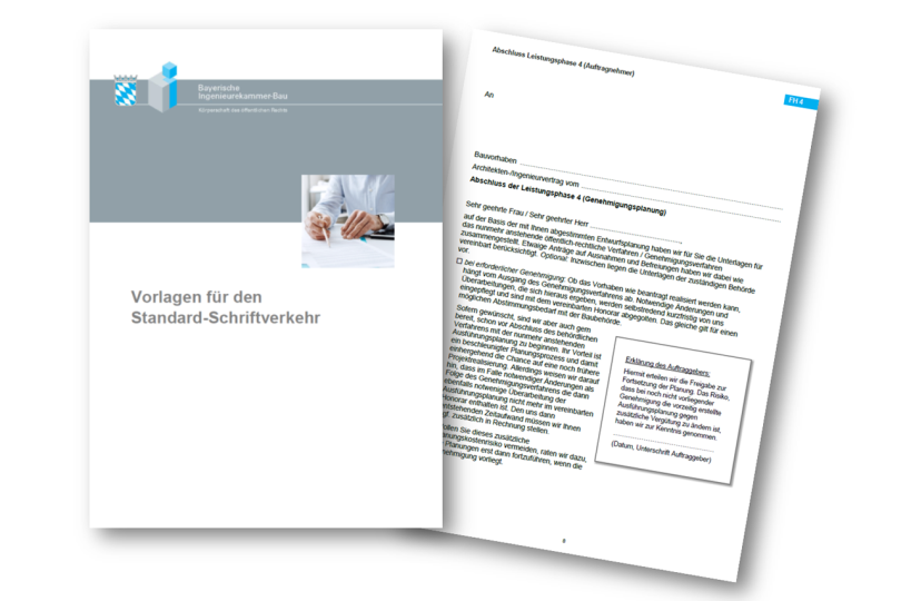 Vorlagen für Standard-Schriftverkehr in Ingenieurbüros