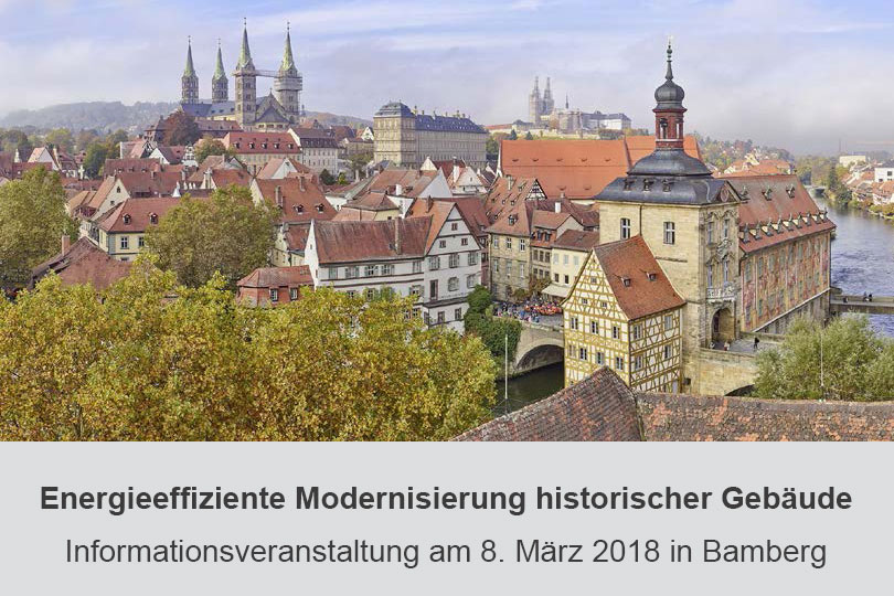 "Energieeffiziente Modernisierung historischer Gebäude" am 8. März 2018 