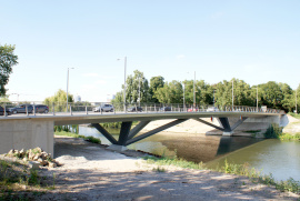 Bleichinselbrücke Heilbronn (Fotos © Ingolf Pompe / schlaich bergermann partner)