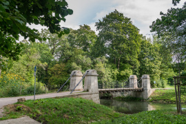 Schaukelbrücke Weimar  - Foto © Alexander Burzik / Klassik Stiftung Weimar)