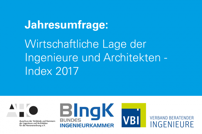 Wirtschaftliche Lage der Ingenieure und Architekten - Index 2017