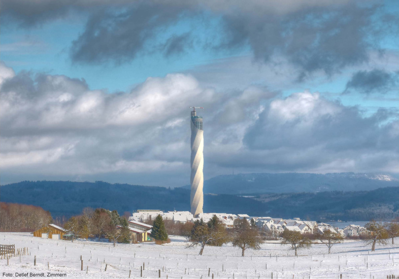 Deutscher Ingenieurbaupreis 2018: Testturm für Hochgeschwindigkeitsaufzüge