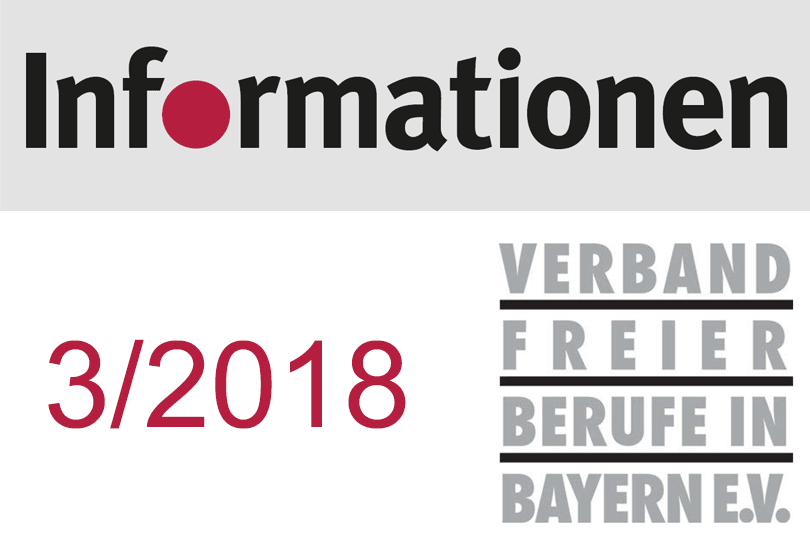 Informationen des Verbandes Freier Berufe 03/2018