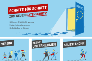 Informationskampagne „Schritt für Schritt zum neuen Datenschutz"