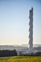 Testturm für Hochgeschwindigkeitsaufzüge in Rottweil, Quelle: Werner Sobek Stuttgart AG, Stuttgart, Foto: Armin Scharf, Tübingen