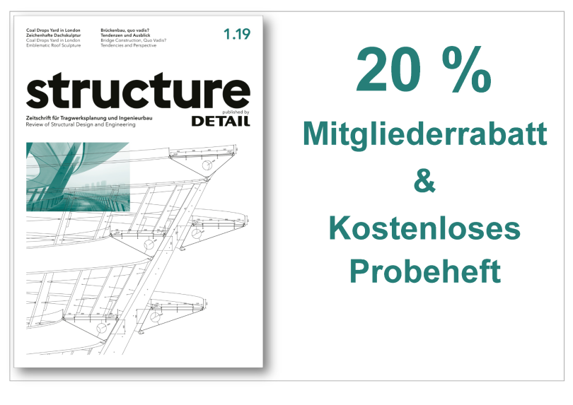 Fachmagazin structure: 20 % Mitgliederrabatt 