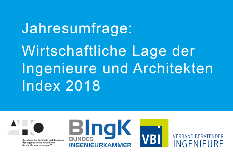 Umfrage zur wirtschaftlichen Lage der Ingenieure und Architekten bis 14. Juli verlängert