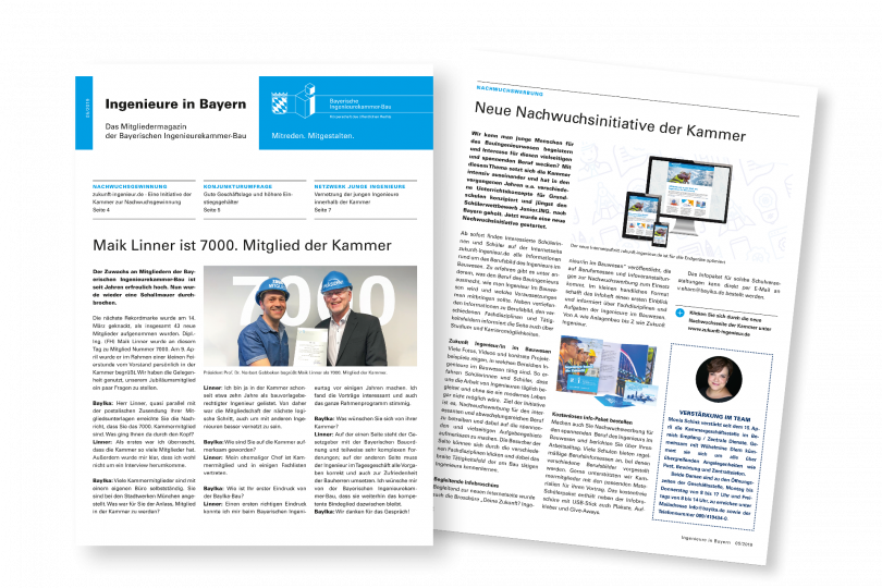 Mitgliedermagazin "Ingenieure in Bayern": Mai-Ausgabe jetzt online