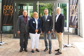 Das BDB-Präsidium: Walter von Wittke, Ute Zeller, Ernst Uhing  und Christoph Schild (Auf dem Bild fehlt Frau Bartl)