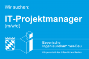  Bayerische Ingenieurekammer-Bau sucht IT-Projektmanager (m/w/d)