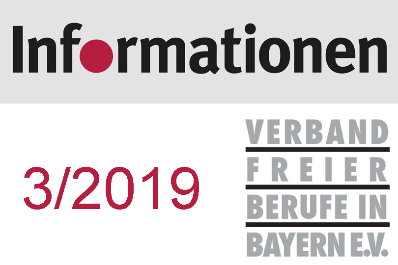 Informationen des Verbandes Freier Berufe 03/2019