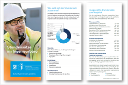 Flyer Stundensätze im Ingenieurbüro