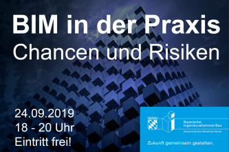 BIM in der Praxis: Chancen und Risiken - 24.09.2019 - München - Eintritt frei!