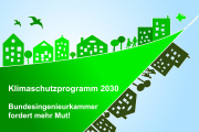 Klimaschutzprogramm 2030: Bundesingenieurkammer fordert mehr Mut!