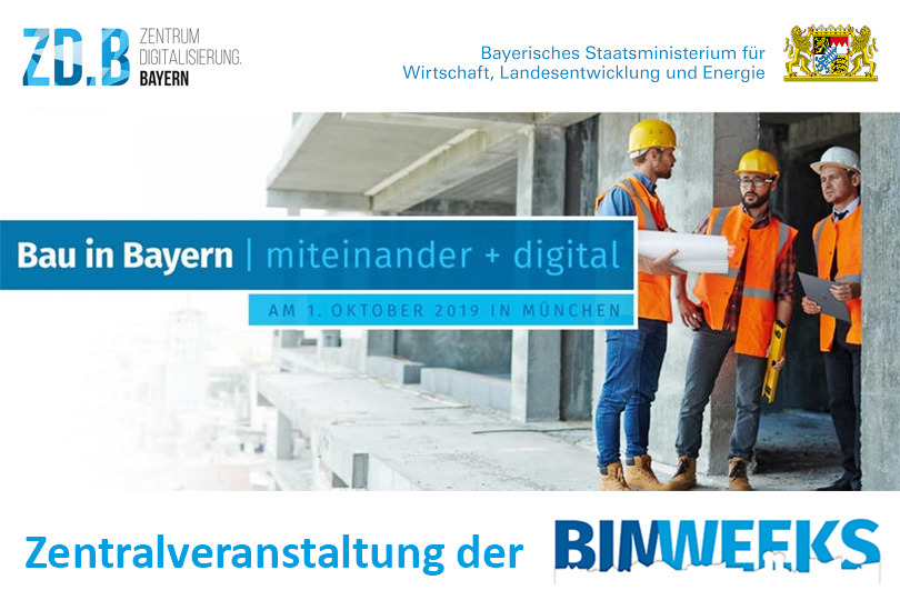  Bau in Bayern: miteinander + digital - 01.10.2019 - München