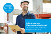 Das HOAI Urteil und die Folgen für Ingenieurverträge - 15.10.2019 - Würzburg 