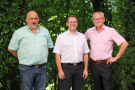 Die Geschäftsführer der Ingenieurgemeinschaft Grundbau IGG: Christoph Tanzer, Günther Döschl, Josef Meitinger (v.l.n.r.)