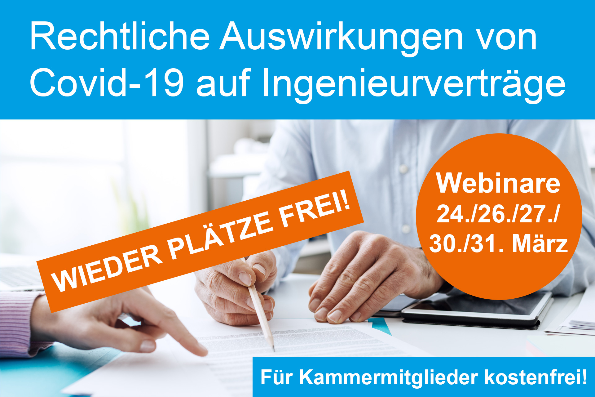 Rechtliche Auswirkungen von Covid19 auf Ingenieurverträge Neue Webinare