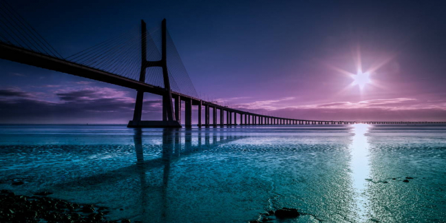 Platz 1: Ponte Vasco da Gama – die längste Brücke Europas Platz 1: Ponte Vasco da Gama – die längste Brücke Europas