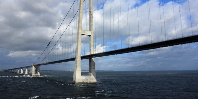 Platz 6: Storebæltsbroen – die grösste Hängebrücke Europas Platz 6: Storebæltsbroen – die grösste Hängebrücke Europas