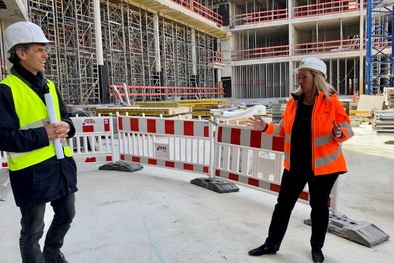 Bauministerin Schreyer: "Wir sichern Jobs in der Bauwirtschaft und achten auf die Gesundheit der Beschäftigten."