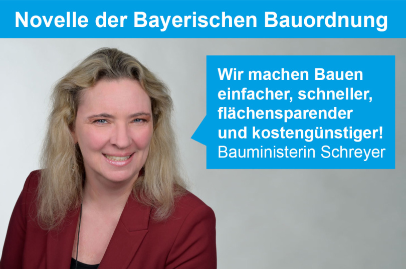 Ministerrat beschließt Novelle der Bayerischen Bauordnung 