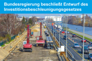 Investitionsbeschleunigungsgesetz beschlossen 