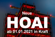 HOAI 2021 tritt zum 1. Januar 2021 in Kraft