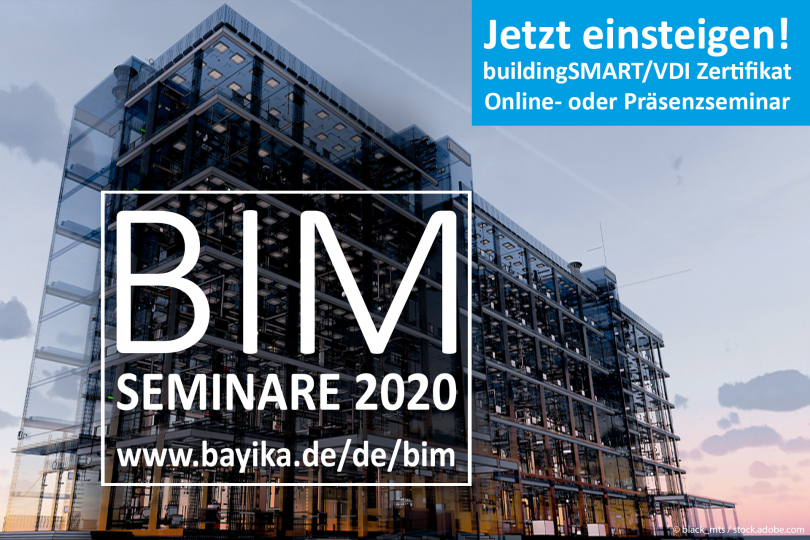 BIM-Seminarreihe mit buildingSMART/VDI-Zertifikat - Jetzt einsteigen!