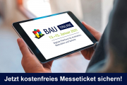 Messe BAU 2021 - 13.-15.01.2021 - Online - Tickets kostenfrei