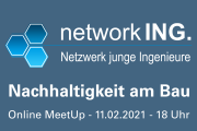 Nachhaltigkeit am Bau - Online MeetUp - 11.02.2021 - Kostenfrei