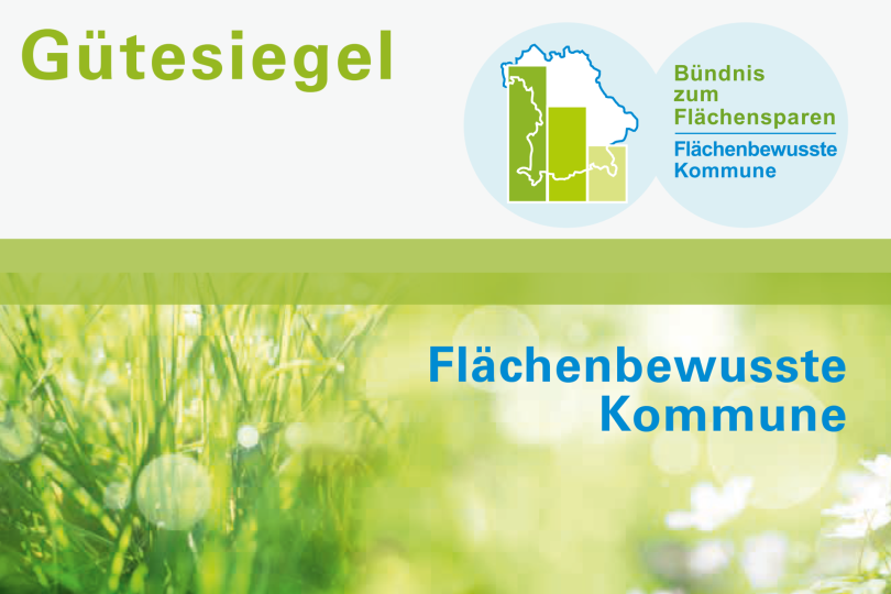 Gütesiegel "Flächenbewusste Kommune" – Jetzt bewerben!