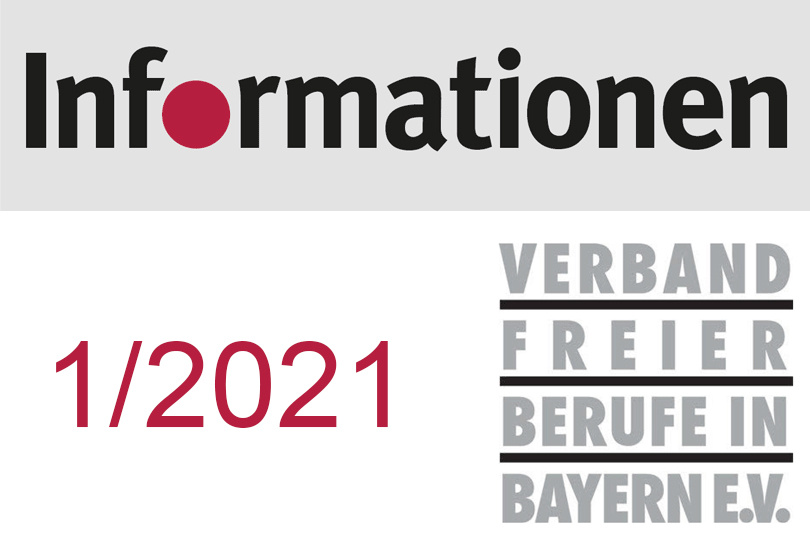 Informationen des Verbandes Freier Berufe 01/2021 (PDF)
