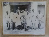 Der Gründer und sein Team ca. 1956