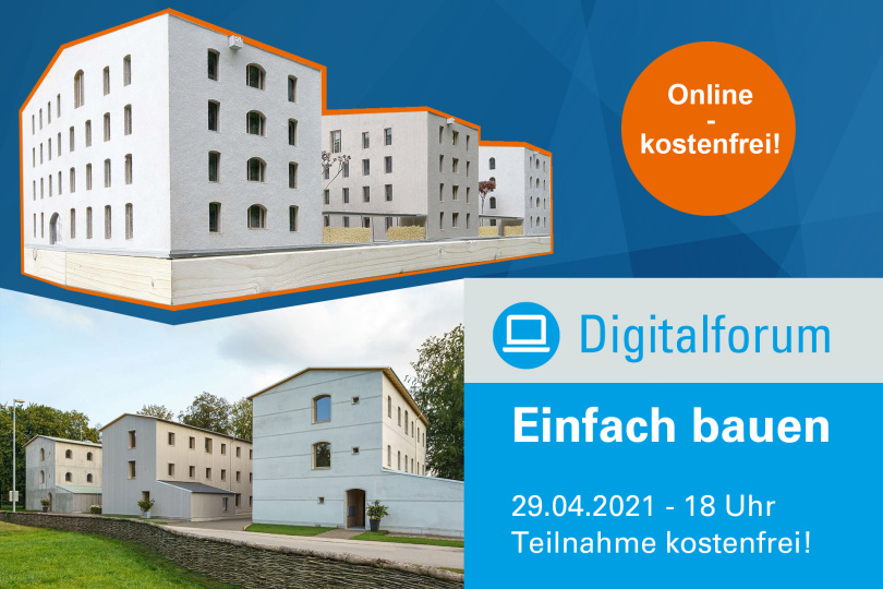 Digitalforum: Einfach Bauen - 29.04.2021 - Online - Kostenfrei