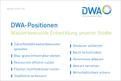 DWA-Positionspapier „Wasserbewusste Entwicklung unserer Städte“