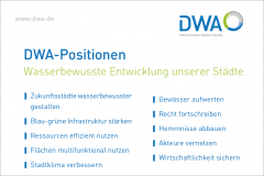 DWA-Positionspapier „Wasserbewusste Entwicklung unserer Städte“