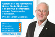 Wahlaufruf des Präsidenten Prof. Dr. Norbert Gebbeken