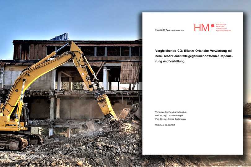 Forschungsbericht zur Ökobilanz mineralischer Bauabfälle