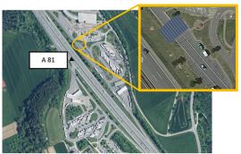 DasSolardach für die Autobahn soll auf der Rastanlage Hegau-Ost an der A 81 entstehen. Foto: Autobahn GmbH