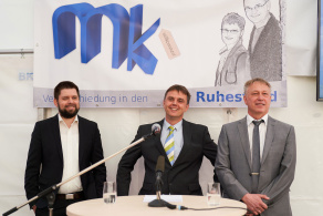 Dr.-Ing. Jonas Schmidt, Ralf Motschenbacher, Andreas Brockardt-Riemann (von links)