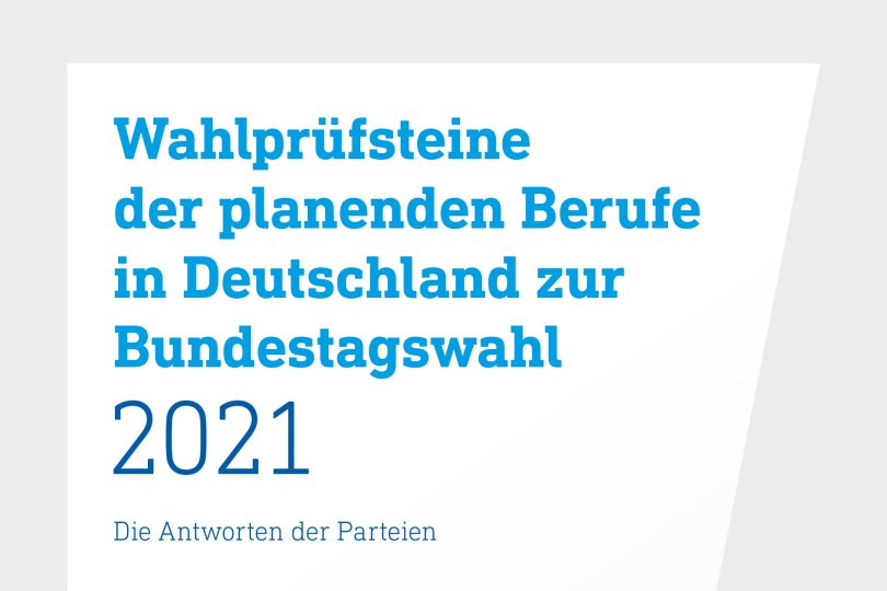 Wahlprüfsteine der planenden Berufe: Die Antworten der Parteien