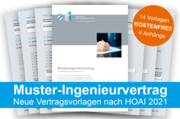 Muster-Ingenieurvertrag - Neue Vertragsvorlagen nach HOAI 2021