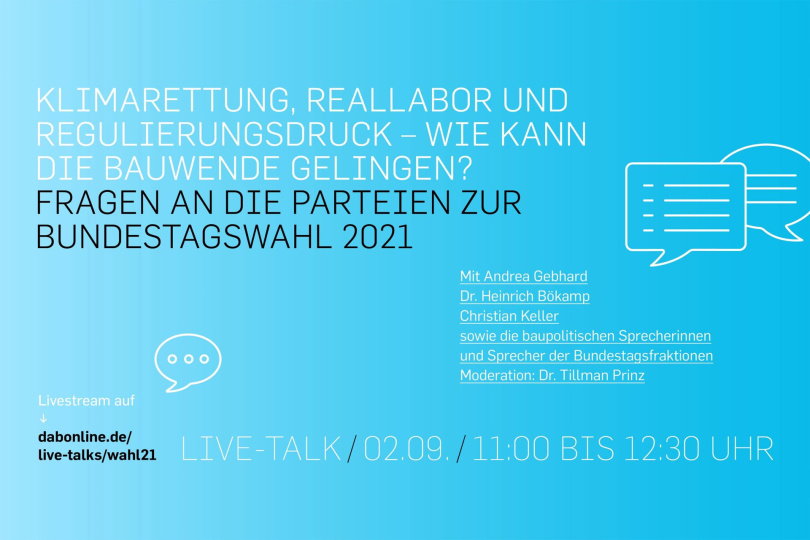 BIngK und BAK: Video-Aufzeichnung der Befragung der Parteien zur Bundestagswahl 2021