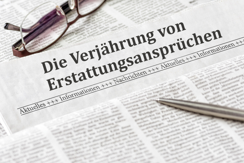 Die Verjährung von Erstattungsansprüchen